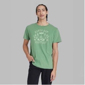 Men's Botanical Dyed Short Sleeve T-Shirt - Original Use Green XL